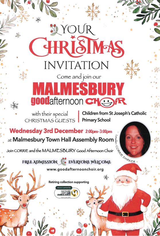 Your Christmas Invitation to The Malmesbury Afternoon Choir 